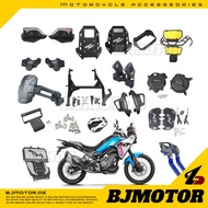 CFMOTO 450MT Double Stand GPS Phone Holder Windshield Anti Vibrate Raiser Engine Guard Lever Cover
