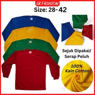 Baju Sukan Lengan Panjang warna T shirt Sukan Warna Panjang Baju Rumah Sukan Tshirt Rumah sukan Leng