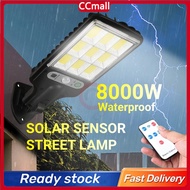 8000W Solar Light Lampu LED Solar Taman Street Solar Light Outdoor Lighting Motion Sensor Light Remo