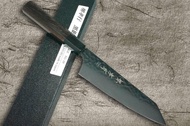 堺孝行 鎚目 黑影 VG10 鐵氟龍塗層 雞翅木柄 劍型三德刀 160mm 日本刀 黑色 廚刀 入門首選