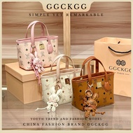 【GGCKGG】Branded Original Small Handbag Women Leather Luxury Crossbody Bucket Beg Tangan Wanita
