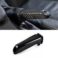 For Bmw E46 E90 E92 E60 E39 F30 F34 F10 F20 Carbon Fiber Car Handbrake Grips Cover Auto Interior Pull Rod Styling Access