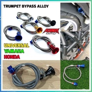 BYPASS KING DRAG UNIVERSAL Y15ZR SRL LAGENDA LC135 RS150 EX5 WAVE NMAX NVX AIR HOSE CNC HEAD BREATH 