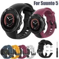 [HOT JUXXKWIHGWH 514] HeroIand สำหรับ Suunto 5 Smartwatch สายรัดข้อมืออุปกรณ์กีฬากลางแจ้งซิลิโคนเปลี่ยนสายนาฬิกาข้อมือสายรัดข้อมือสร้อยข้อมือเข็มขัด