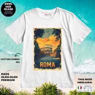 ITALY SOUVENIR T-SHIRT 16 WEAR ORIGINAL ITALY LABELTAG PREMIUM GIFT SOUVENIR CLOTHES