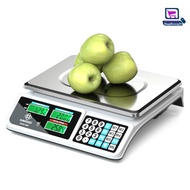 Commercial  Scale 40KG Digital Pricing Scale Dual-Sided LCD Counting Commercial Food Scale Stainless