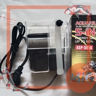 Aquarium hanging filter AQURA ASP 501 A 5 IN 1 LOW WATT