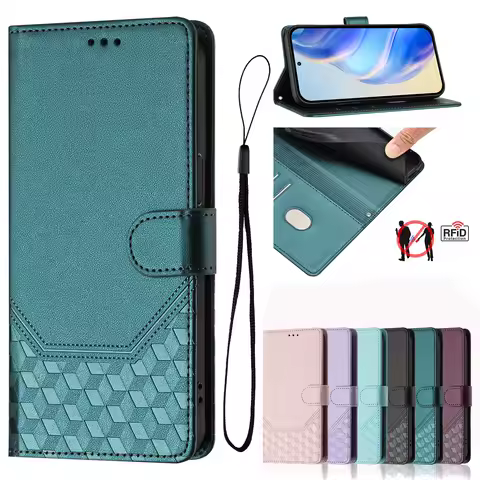 RFID Blocking Flip Phone Case For Doogee Note 59 58 56X N60 B10 Pro N55 Plus Wallet Card Slot Funda 