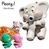PEONY1 Elephant Animal Fans Coffee Chiller, Mini Dinosaur Clip-On Mini Food Cooling Fan, Portable US