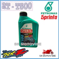 PETRONAS SPRINTA ENGINE / ENJIN OIL 2T T500 MINYAK HITAM 1L { SPECIAL EDITION } RXZ MEMBERS 7.0‼️