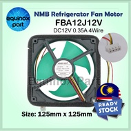 FBA12J12V DC12V 0.35A 4 Wire Refrigerator DC Fan Motor
