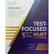 TEST-FOCUSED MUET WORKBOOK 3RD EDITION (LEFT CLICK) 2024