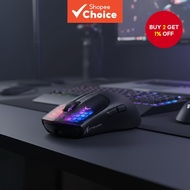 Attack Shark X5 Low Weight Wireless Gaming Mouse with 3 Connection Modes (BT/2.4G/USB-C), RGB Illumi