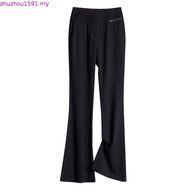 seluar jeans perempuan jeans women seluar bootcut woman High-Waist Drape Flare Pants - Summer Slim F