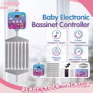 Mafababe📌Baby Remote Control Cradle Electric Cradle Music Timer Cribs Buai Bayi Elektrik Automatic Kids Beds