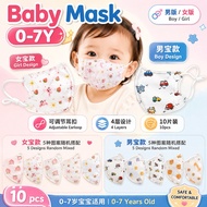 0–7 Years Old 【Baby Kids Children Mask Adjustable Ear Buckle 3D Breathable】 | 0–7岁【宝宝儿童小孩可调节耳扣3D透气口罩