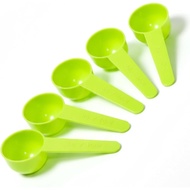5g Plastic Measuring Spoons (10ml) – Pack of 5 mini Scoops for Protein Poweder, Creatine, Coffee, La