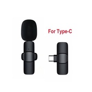 Mic Wireless HP Vlog Youtuber Portable Mic for Android Vlogger Youtube Recording Type C