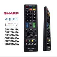 SHARP AQUOS LCD LED TV Remote Control GB349WJSA Compatible With BG225WJAS GB217WJSA1GB215WJSA1GB217W