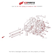 Engine Wall - Engine Wall (E14-A) HONDA Super Dream (C100 M1-M4-M6) Parts Catalogue