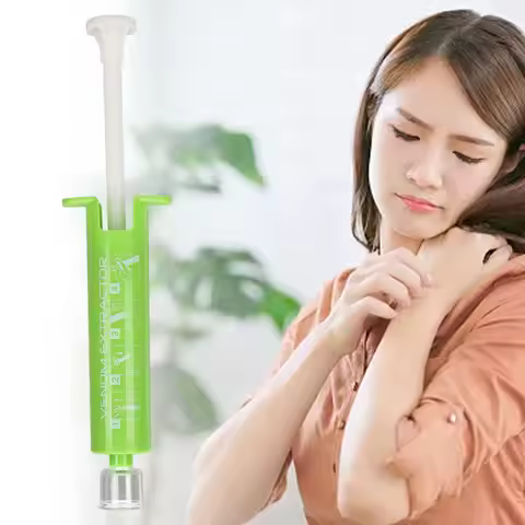 Bite Sucker Promote Healing Vacuum Negative Pressure Bite Extractor Tool for Outdoor Backpacking Bit