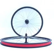 TRINX ชุดล้อจักรยาน LIFE1.1 ขนาดล้อ20นิ้ว เฟืองเกลียว ดุมSTEEL HUB เป็นV-BREAK รุ่น WHLIFE1.1