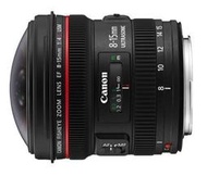 【中野數位】Canon EF 8-15mm F4 L Fisheye USM 魚眼鏡 平行輸入