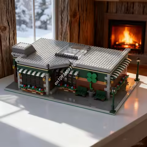 1588pcs MOC SitComplex MacLaren S Pub Modulared Model Building Blocks Assemble Idea Toys Education B