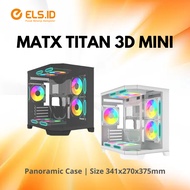 VenomRX MATX Titan 3D Mini mATX PC Case (Panoramic Case)