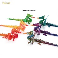 TOBE2 Dragon Desktop Ornaments, Blue Green Orange Purple 27CM  Printed Wing Dragon Model,  Movable P