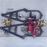 ด้านหน้า Swingarm Upper/Lower A-arm พวงมาลัย Strut Knuckle เบรคเหมาะกับ 150cc 200cc ATV Go - Kart