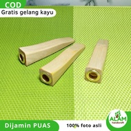 Pipa once kayu gading kemuning mini segi