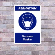 Acrylic Mask Signs 15x20cm, 20x30cm, & 30x40cm