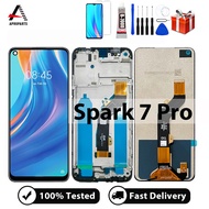 6.6 "ต้นฉบับสำหรับ Infinix Tecno Spark 7 Pro KF8จอแสดงผล LCD Touch Screen Touch Digitizer สมัชชา100%