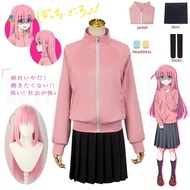 🎉Cosplay🎉 Gotou Hitori Cosplay Bocchi The Rock Gotou Hitori Cosplay Costume JK Uniform Pink Jacket