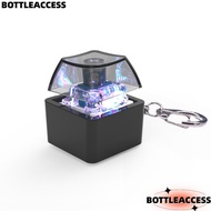 BOTTLEACCESS Fidget Keychain, Finger Keyboard Cap Fingertip Clicks Finger Keyboard Caps, Relaxing Me