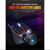 MOUSE GAMING T-WOLF V9 MACRO PROGRAMMING 8 TOMBOL RGB T-WOLF 3200 DPI