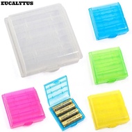EUCALYTUSS Battery  For 14500 10440 Plastic Rechargeable Battery Container Battery Holder Storage