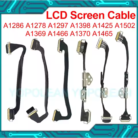 Original LCD LED LVDS Screen Display Cable For Macbook Pro Air A1278 A1286 A1297 A1398 A1425 A1502 A