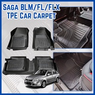 TPE Carpet Saga BLM FL FLX MAGIC MAT 5D Car Mat Karpet Kereta