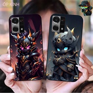 Glass phone case for oppo reno 7 4g / reno 8 4g cool vip powerful super robot case