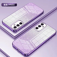 Casing Samsung A35 5G A55 5G A26 5G A56 5G A36 5G Luxury Glitter TPU Premium Silicon Plating Clear