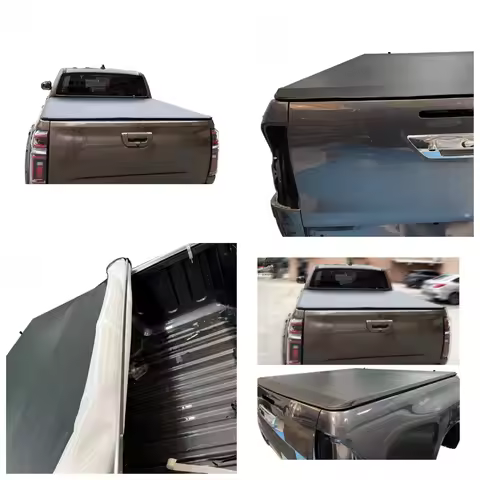 4x4 Pickup Truck Bed Soft Tonneau Cover Roll up Lona Maritima for Hilux D-max Triton L200 Navara NP3
