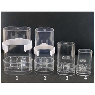 Plastic Cups for Ornamental Birds of All Sizes for All Kinds