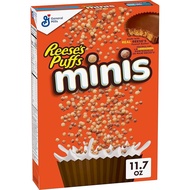 General Mills Reeses Puffs Mini, Made With Real Reeses Peanut Butter, Sweet and Crunchy Corn Puff 32