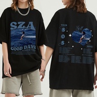 S-5XL Ready stock SZA SOS Good Days T Shirt 2024 Concert Tour Men Women Fashion  T-shirt Hip Hop  T 