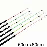 1-piece mini Fishing rod, vertical reel, 60cm/ 80cm, Shrimp Fishing rod, sea Fishing rod, steel Fish