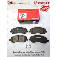 BREMBO FRONT BRAKE PAD Proton Inspira, Mitsubishi Lancer, ASX, Airtrek, Depan Brake Pad
