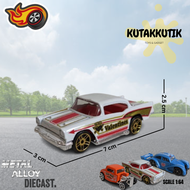 Mainan Mobil Metal Alloy Sedan Klasik 57 Chevy Putih Valentines Made In China Bukan Hotwheels