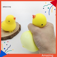 [AM] Decompression Toy Stress Relief Fidget Toys Adorable Easter Chicken/duck Squeeze Toy for Stress Relief Soft Tpr Squishy Toy for Kids Adults Fun Decompression Party Favor